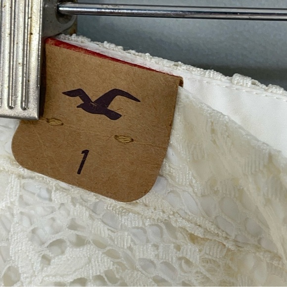 New Hollister Mini Lace Skirt Women size 1 - Picture 5 of 8